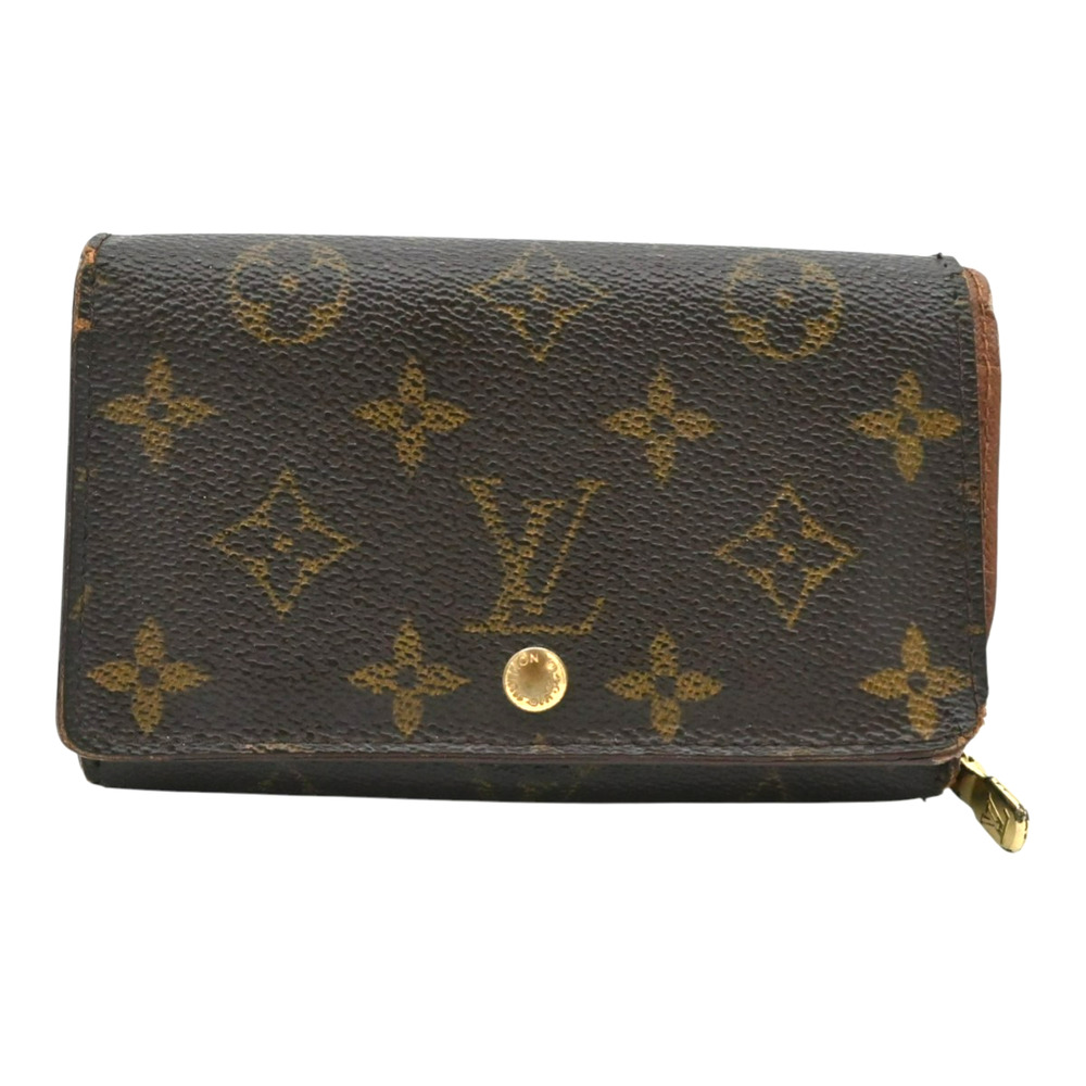 Louis Vuitton 2000 Monogram Coated Canvas Single Snap Wallet